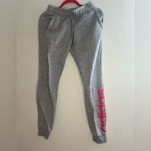Adidas Pants & Jumpsuits gray pink XS